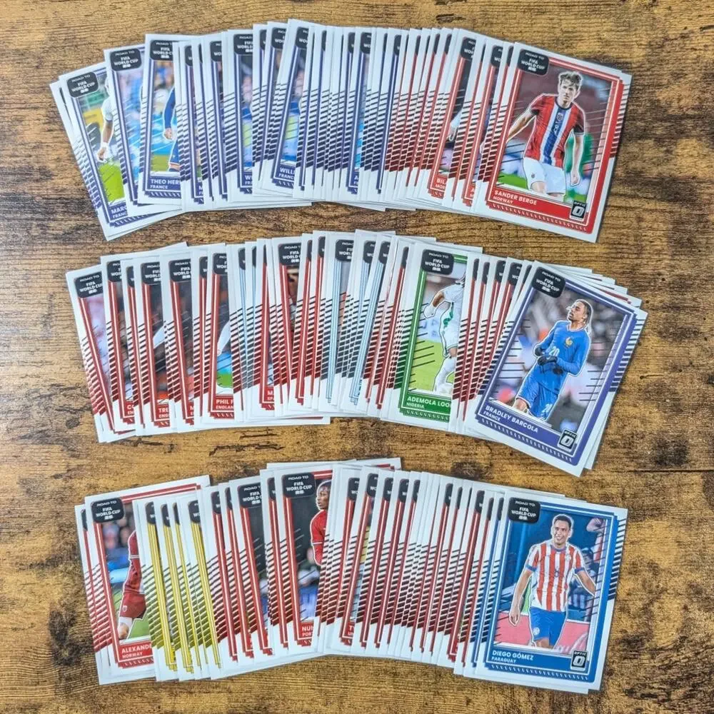 2025-26 Panini Donruss Optic Road to FIFA World Cup 26 Bulk Lot 113 Cards